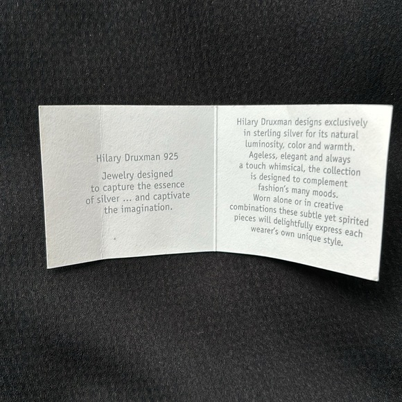 Hilary Druxman sterling silver bracelet - Picture 5 of 6